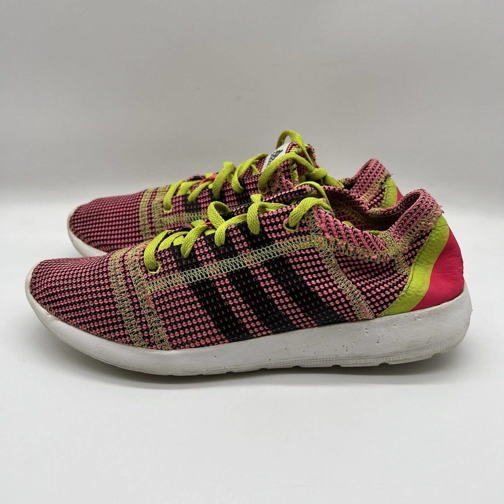 Adidas Womens Element Refine Tricot M21395 Pink Running Shoes Size 7 Multicolor